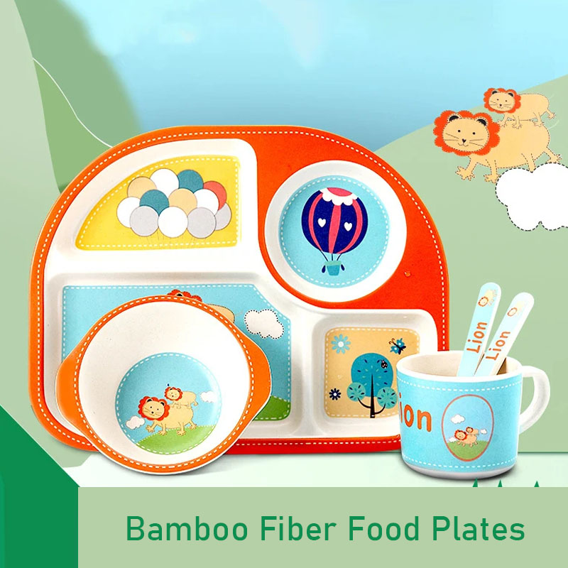 Baby Food With Fiber - Piatto per bambini con partizioni Piatti
