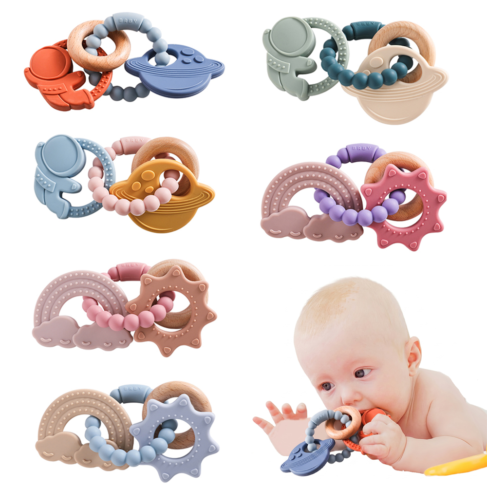 Baby Food Ideas - Braccialetto da dentizione in silicone per