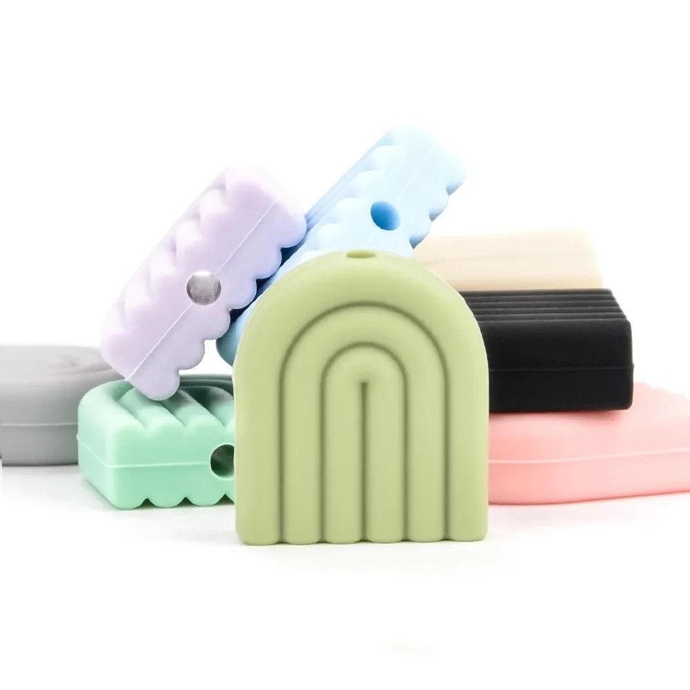 Baby Food Ideas - Lofca 40 pezzi arcobaleno perline in