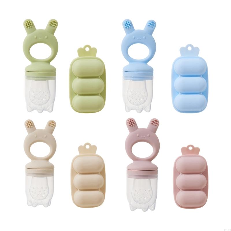 Baby Food Freezer Tray - Masticazione allenamento silicone alimentatore e vassoio