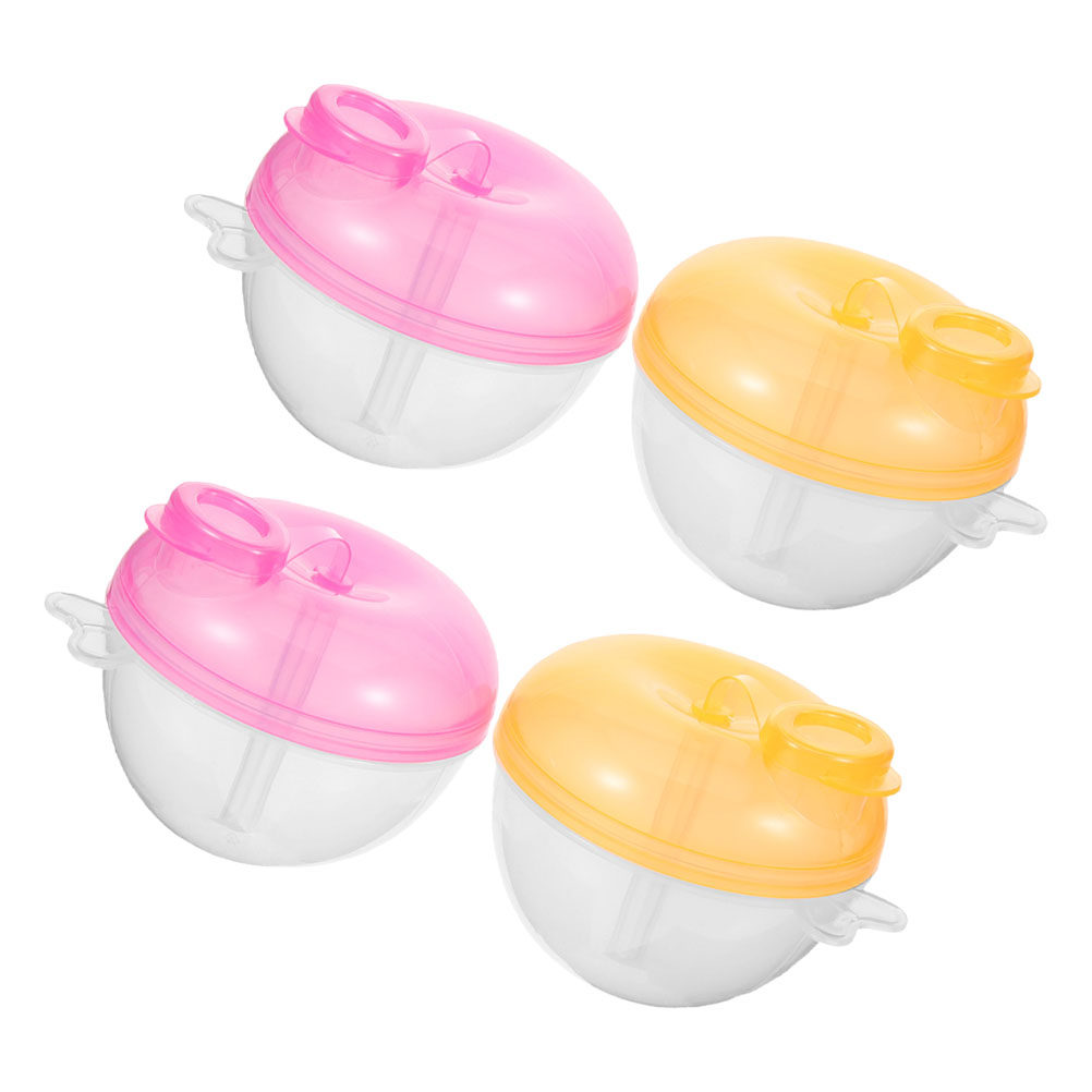 Formula Dispenser Portable - 4 Pezzi Contenitore Portatile per Latte