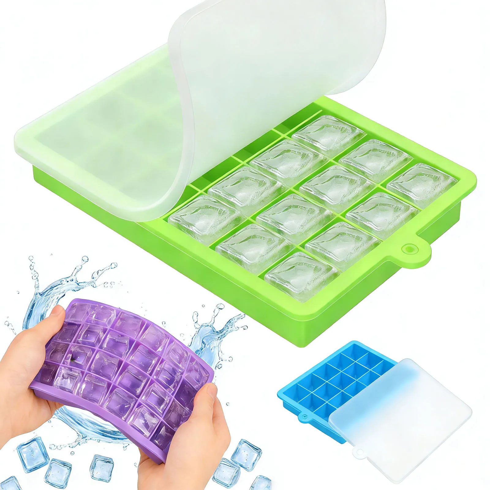 Baby Food Freezer Tray - Stampo per cubetti di ghiaccio in