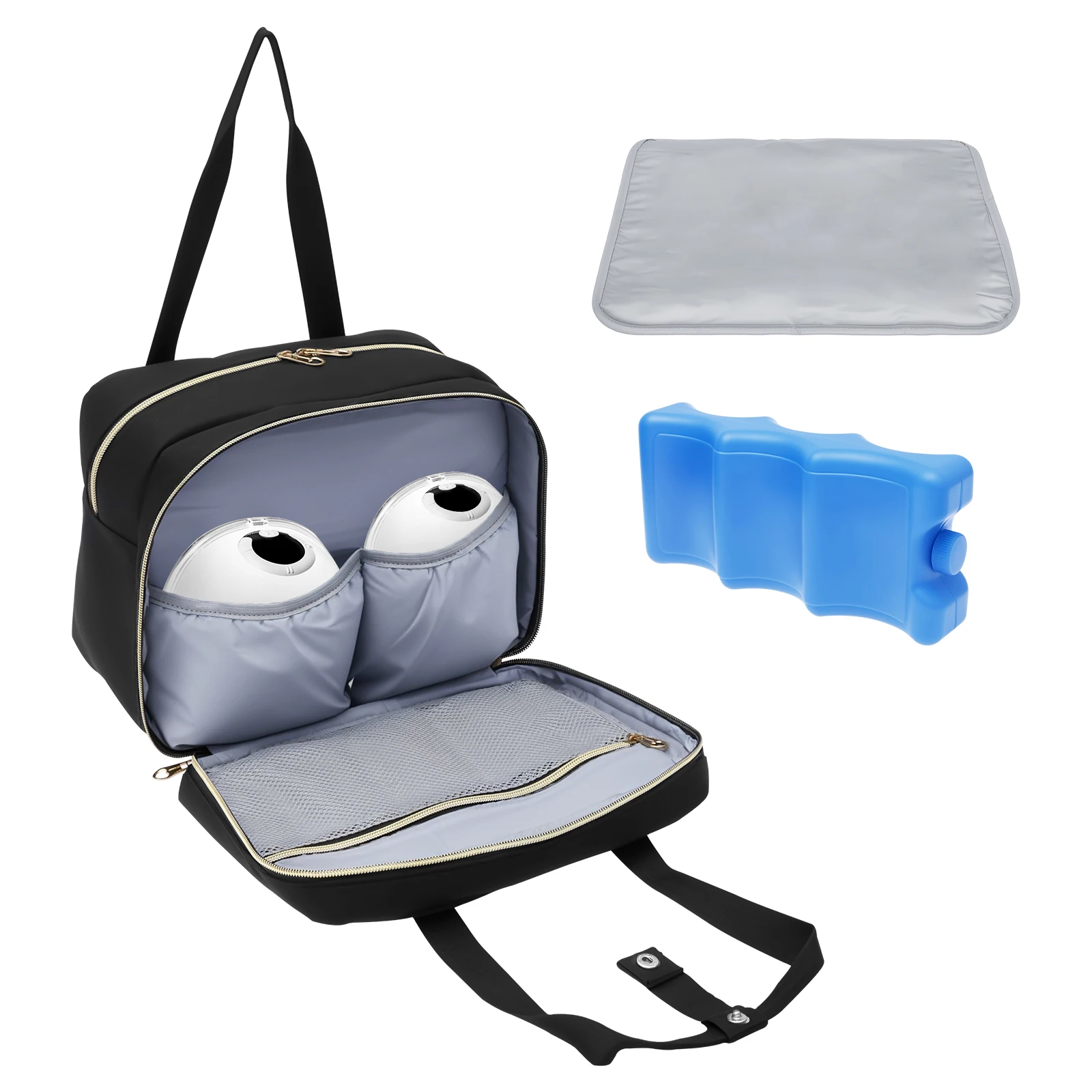 Baby Food Stuff - Borsa portaoggetti per tiralatte con impacco