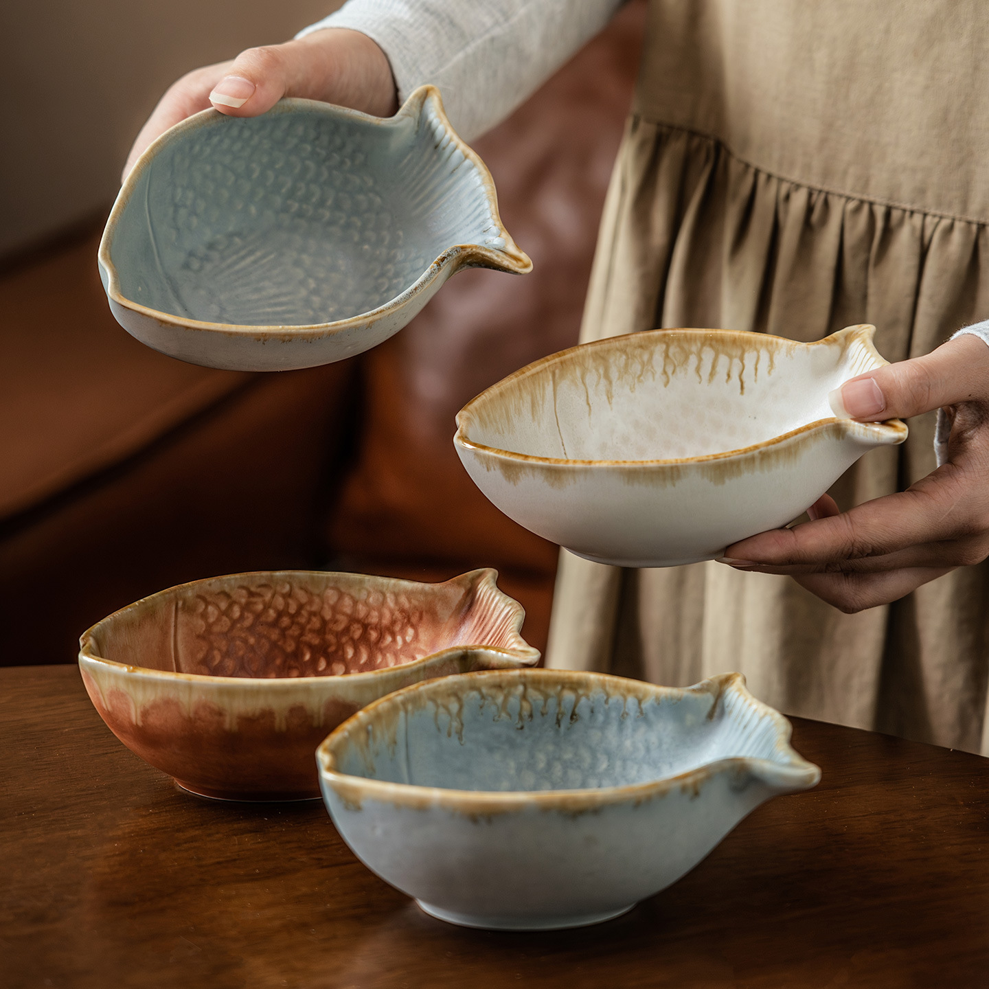 Baby Food In Restaurant - Ciotola in ceramica creativa a forma