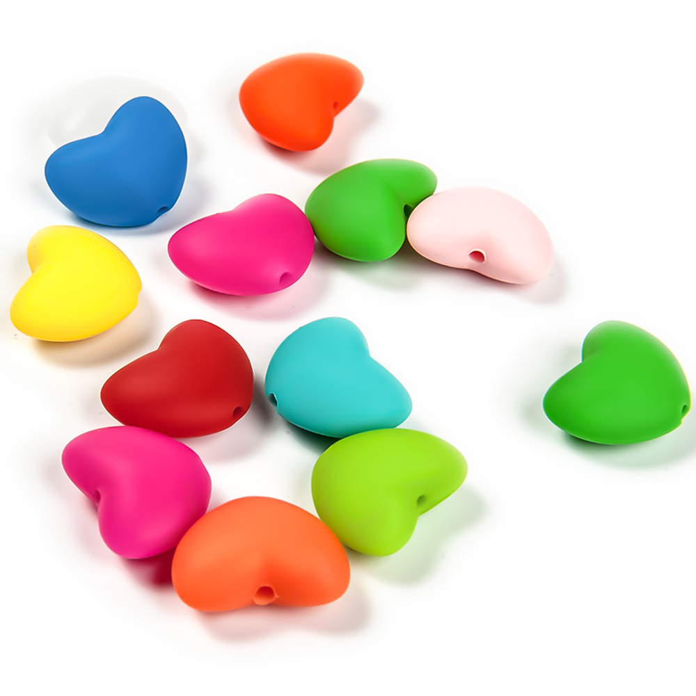 Baby Food Ideas - Cute-idea 10 pz Cuore Perline di