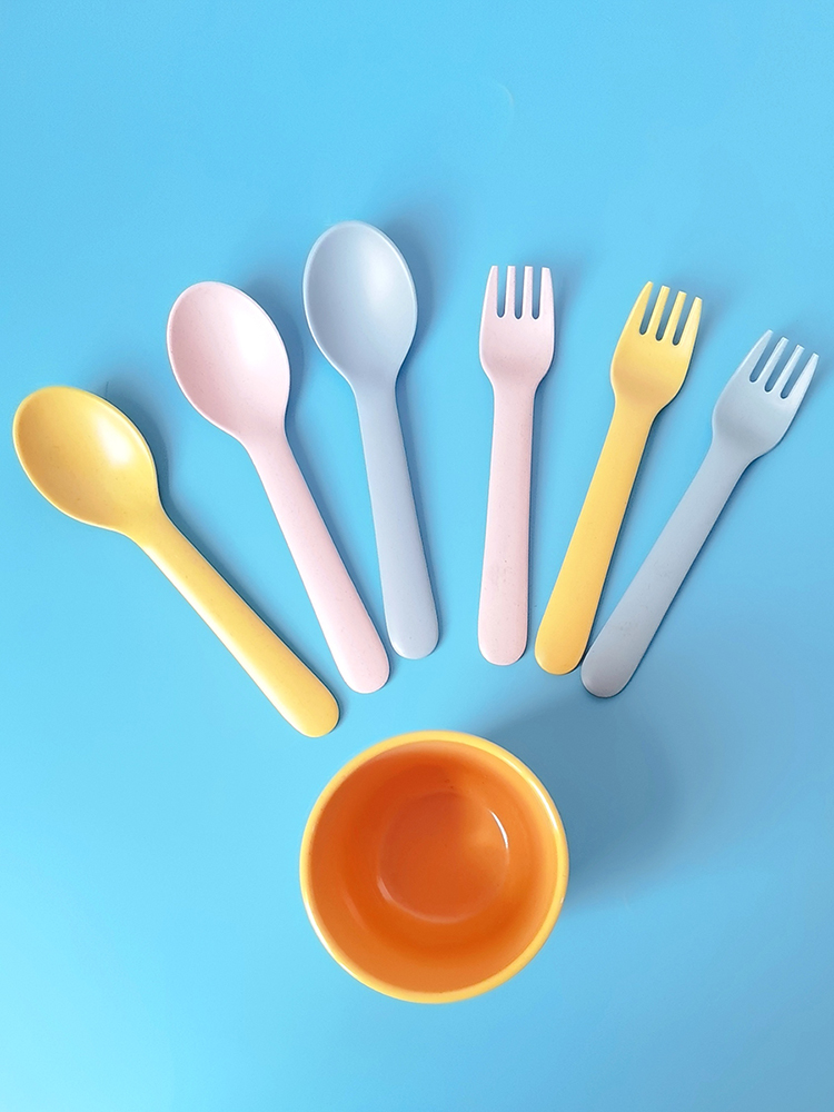 Baby Food In Restaurant - Set di Posate in Fibra di
