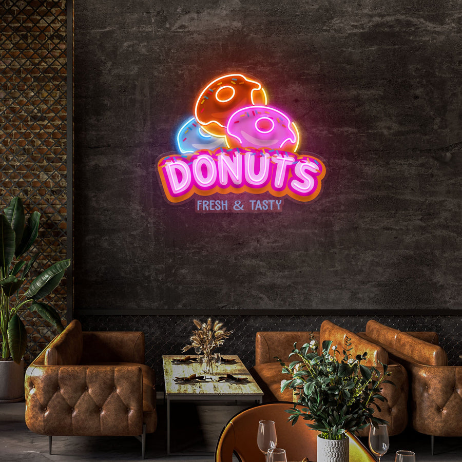 Baby Food In Restaurant - Ristorante personalizzato con ciambella insegna al