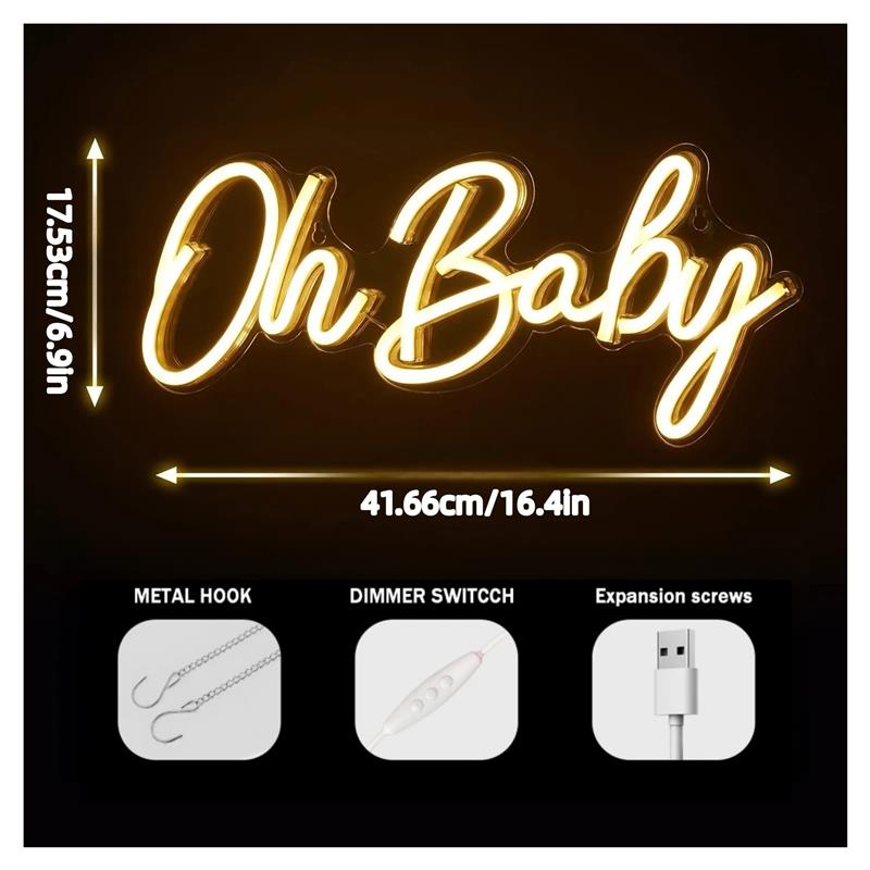 Insegne al neon Oh Baby per de - Baby Food In Restaurant recensione e prezzo