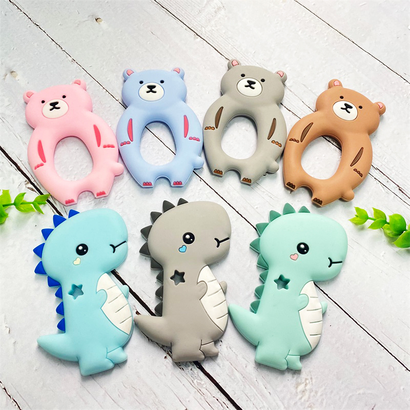 1 pz silicone dinosauro massag - Baby Food Ideas recensione e prezzo