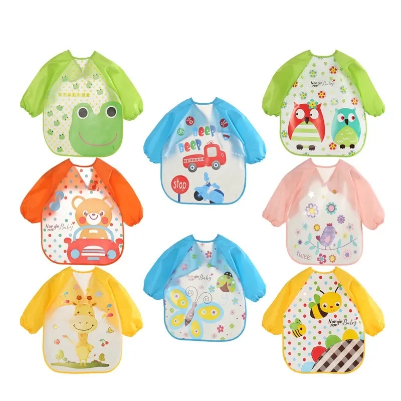 Bavaglini per bambini a manich - Baby Food Apron recensione e prezzo